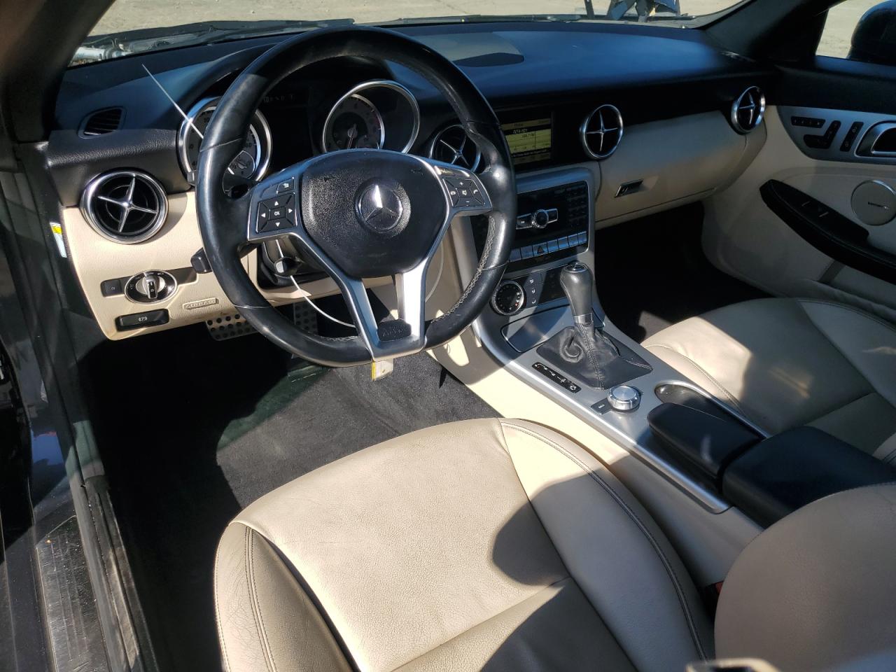 2012 Mercedes-benz Slk 250 Charcoal vin: WDDPK4HA4CF042546