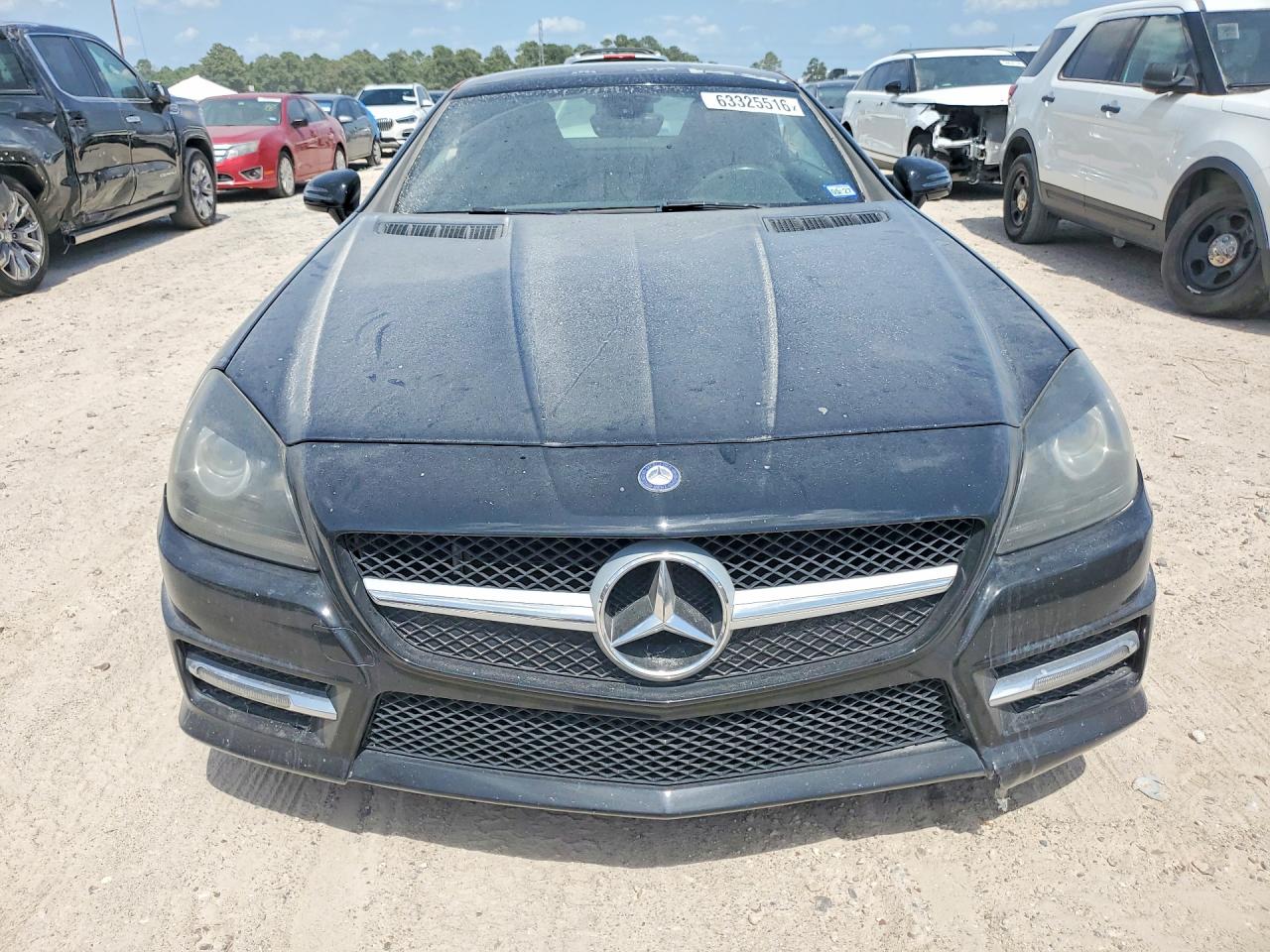 2014 Mercedes-benz Slk 250 Black vin: WDDPK4HA4EF085044