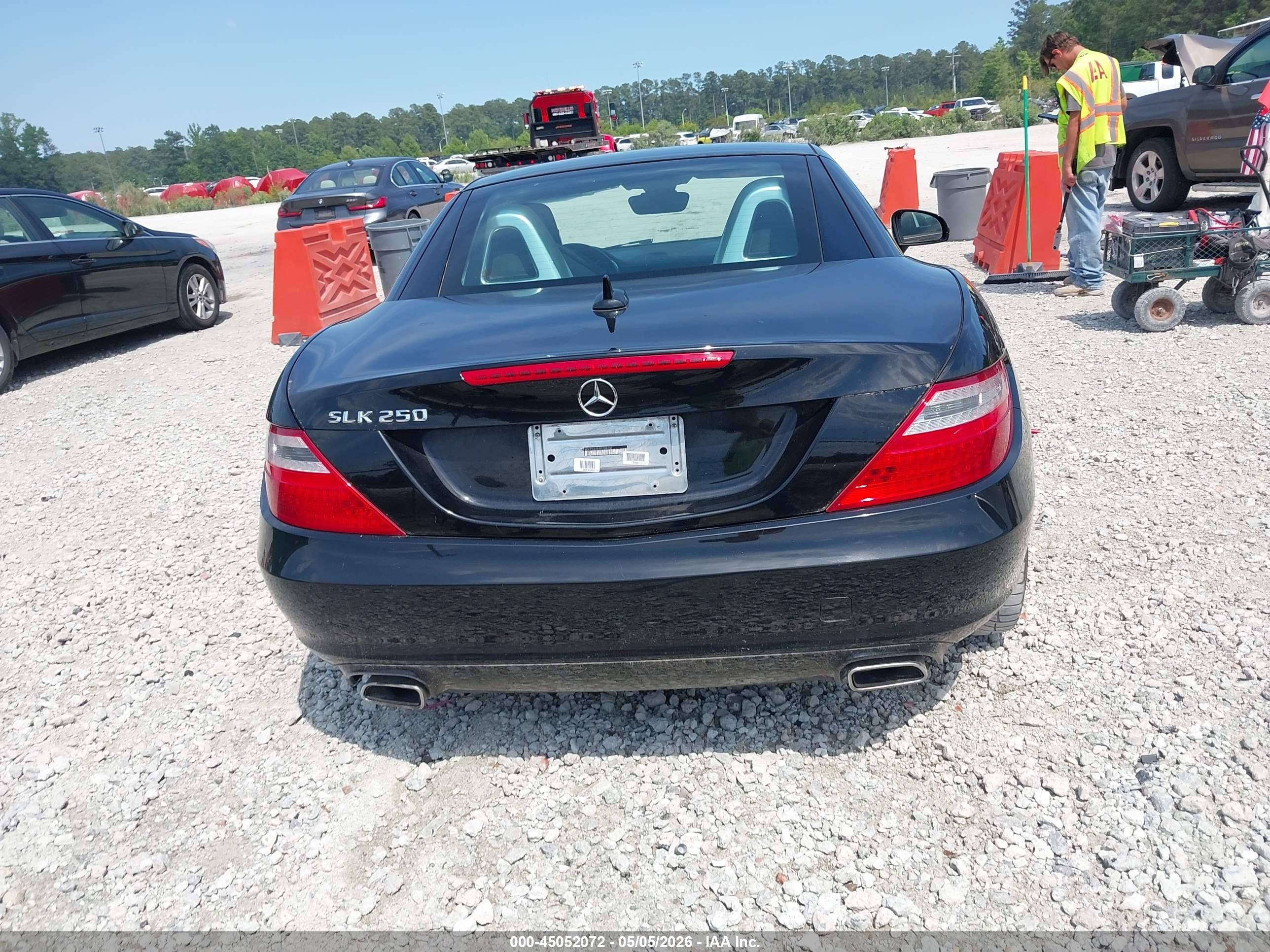 2015 Mercedes-benz Slk 250   Black vin: WDDPK4HA4FF098037