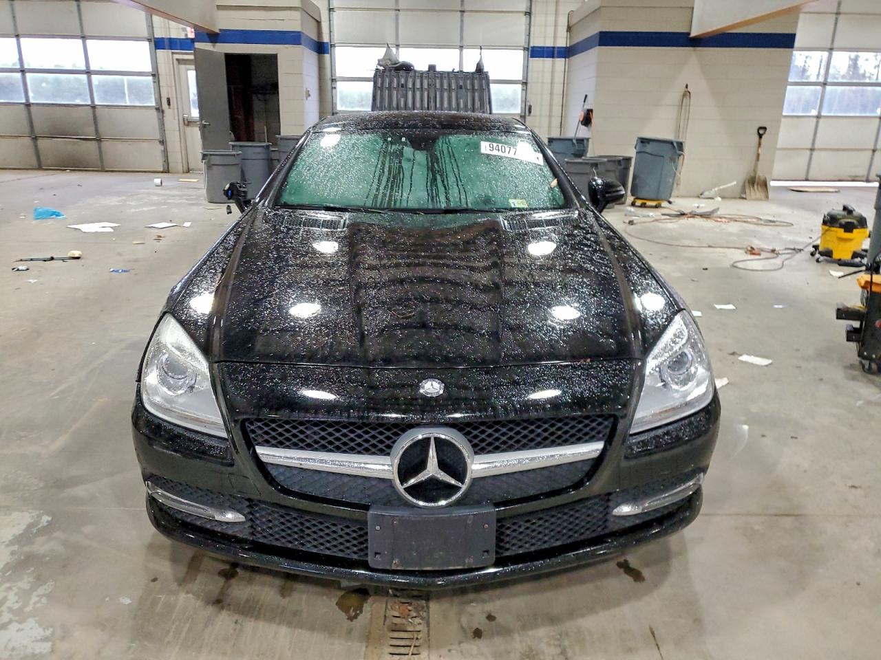 2014 Mercedes-benz Slk 250 Black vin: WDDPK4HA5EF083402