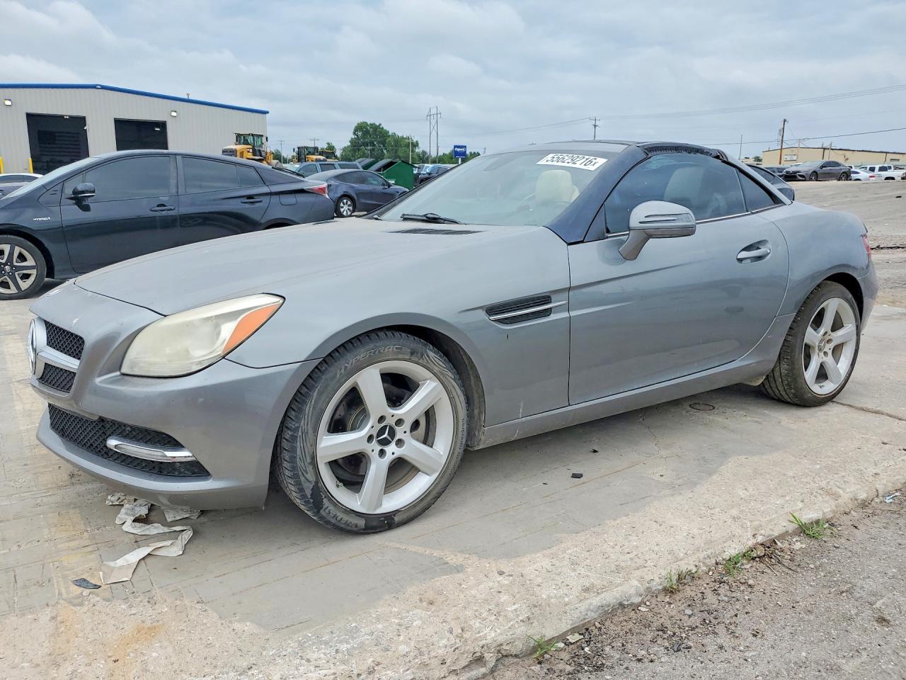 2012 Mercedes-benz Slk 250 Silver vin: WDDPK4HA6CF046002