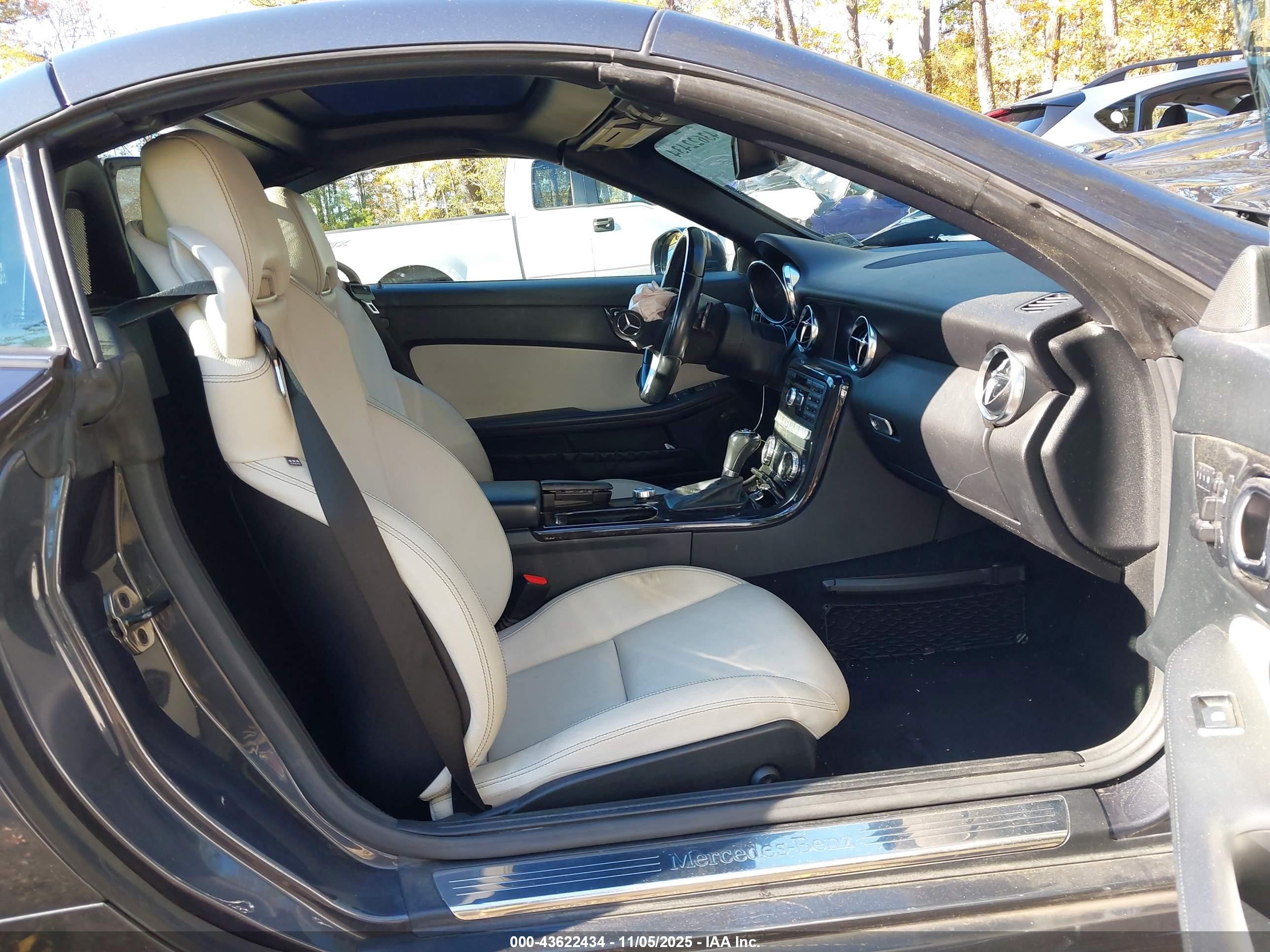 2013 Mercedes-benz Slk 250   Gray vin: WDDPK4HA6DF053808