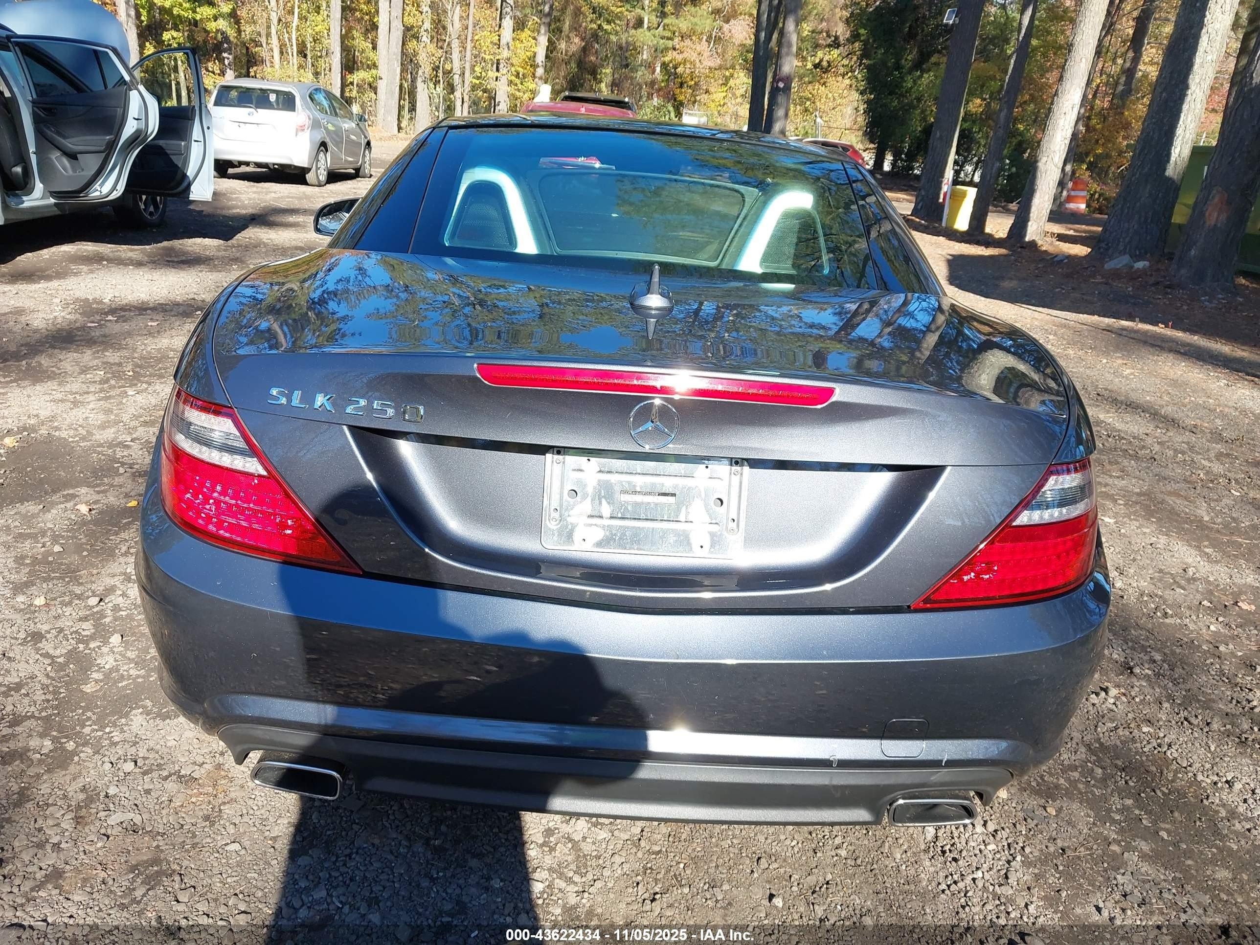 2013 Mercedes-benz Slk 250   Gray vin: WDDPK4HA6DF053808