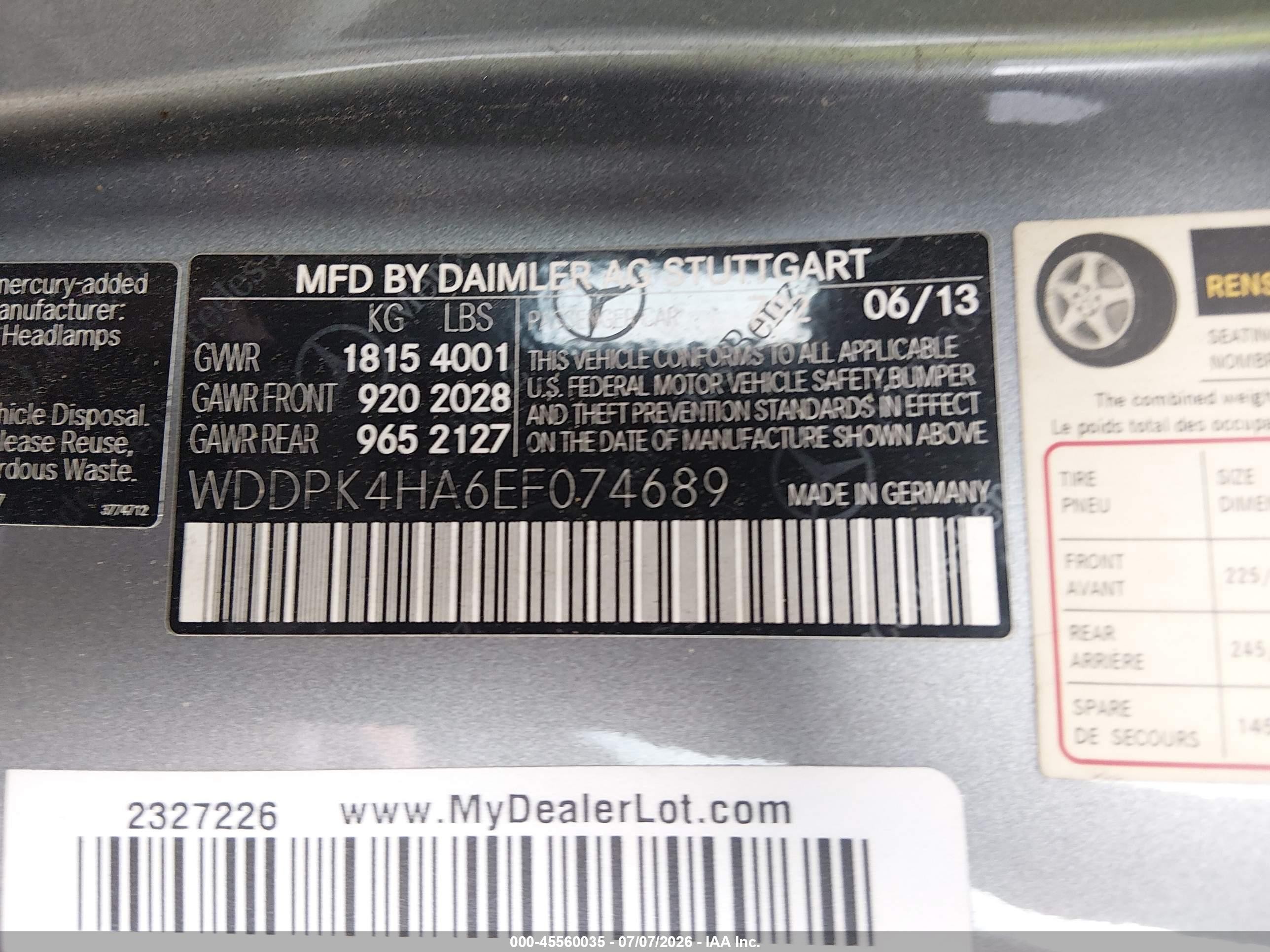 2014 Mercedes-benz Slk 250   Серебряный vin: WDDPK4HA6EF074689