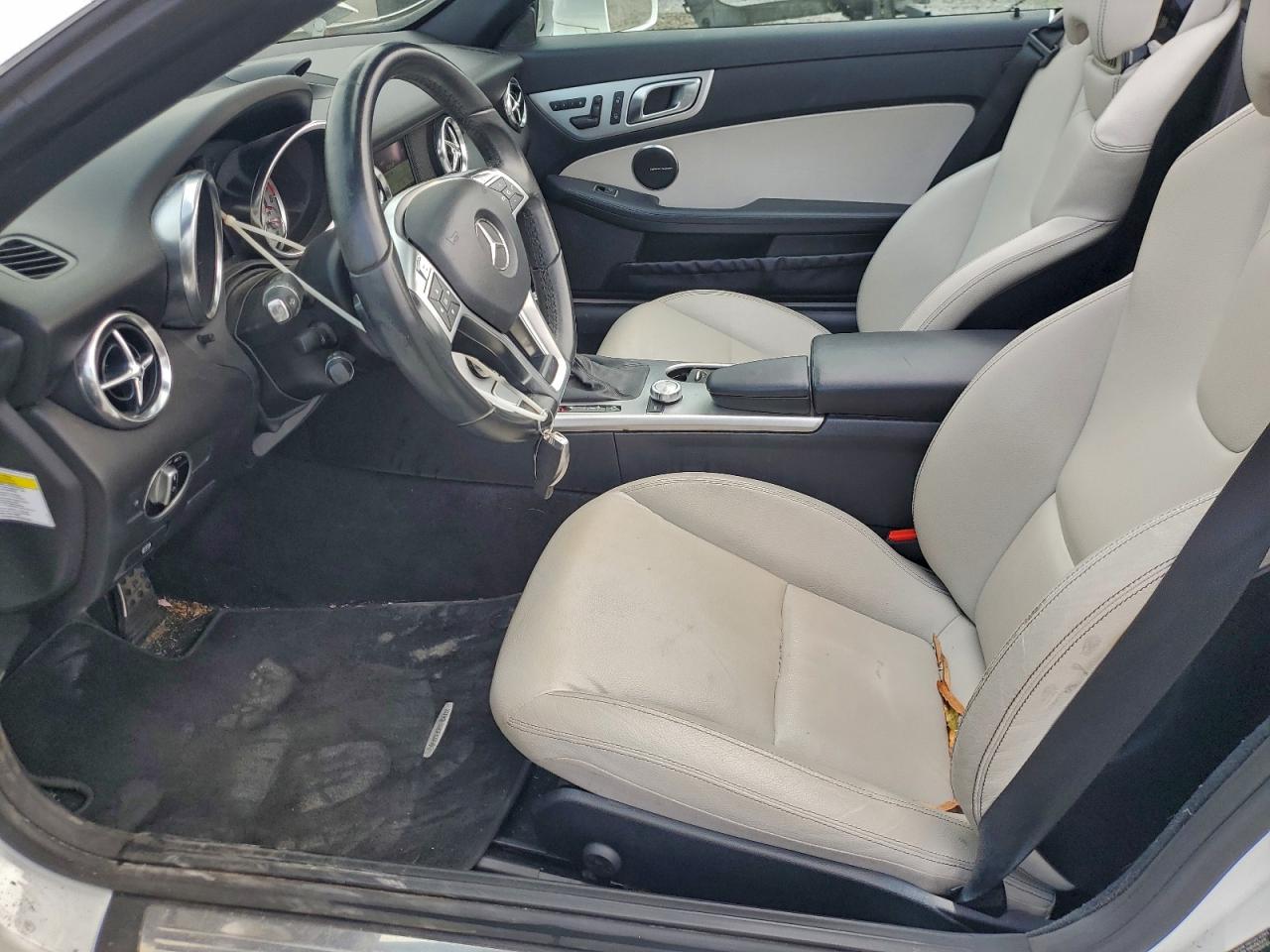 2014 Mercedes-benz Slk 250 Белый vin: WDDPK4HA6EF083554