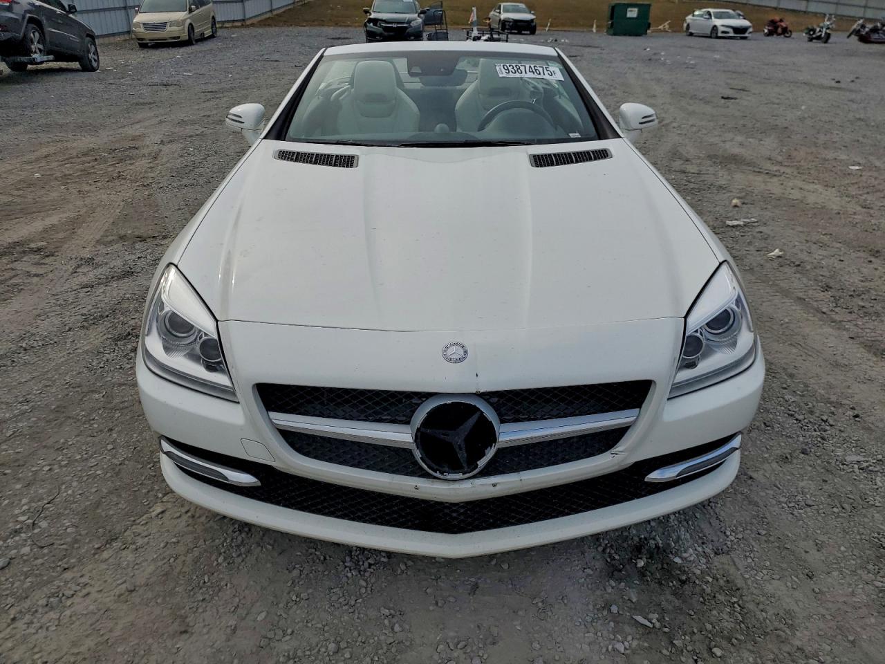 2014 Mercedes-benz Slk 250 Белый vin: WDDPK4HA6EF083554