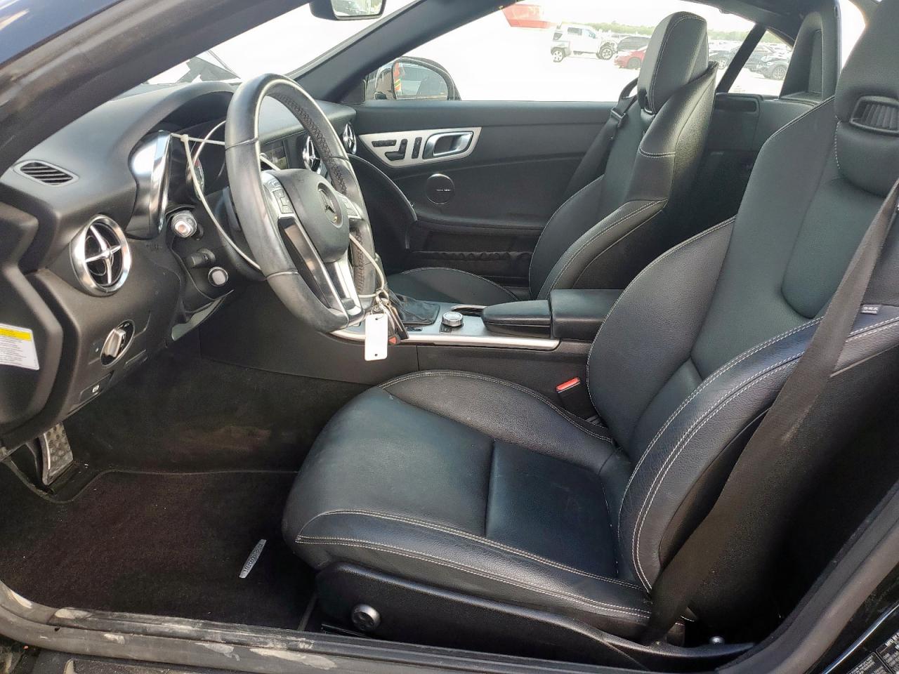 2014 Mercedes-benz Slk 250 Black vin: WDDPK4HA6EF087913