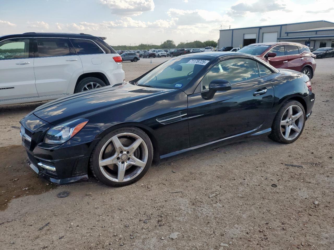 2014 Mercedes-benz Slk 250 Black vin: WDDPK4HA6EF087913