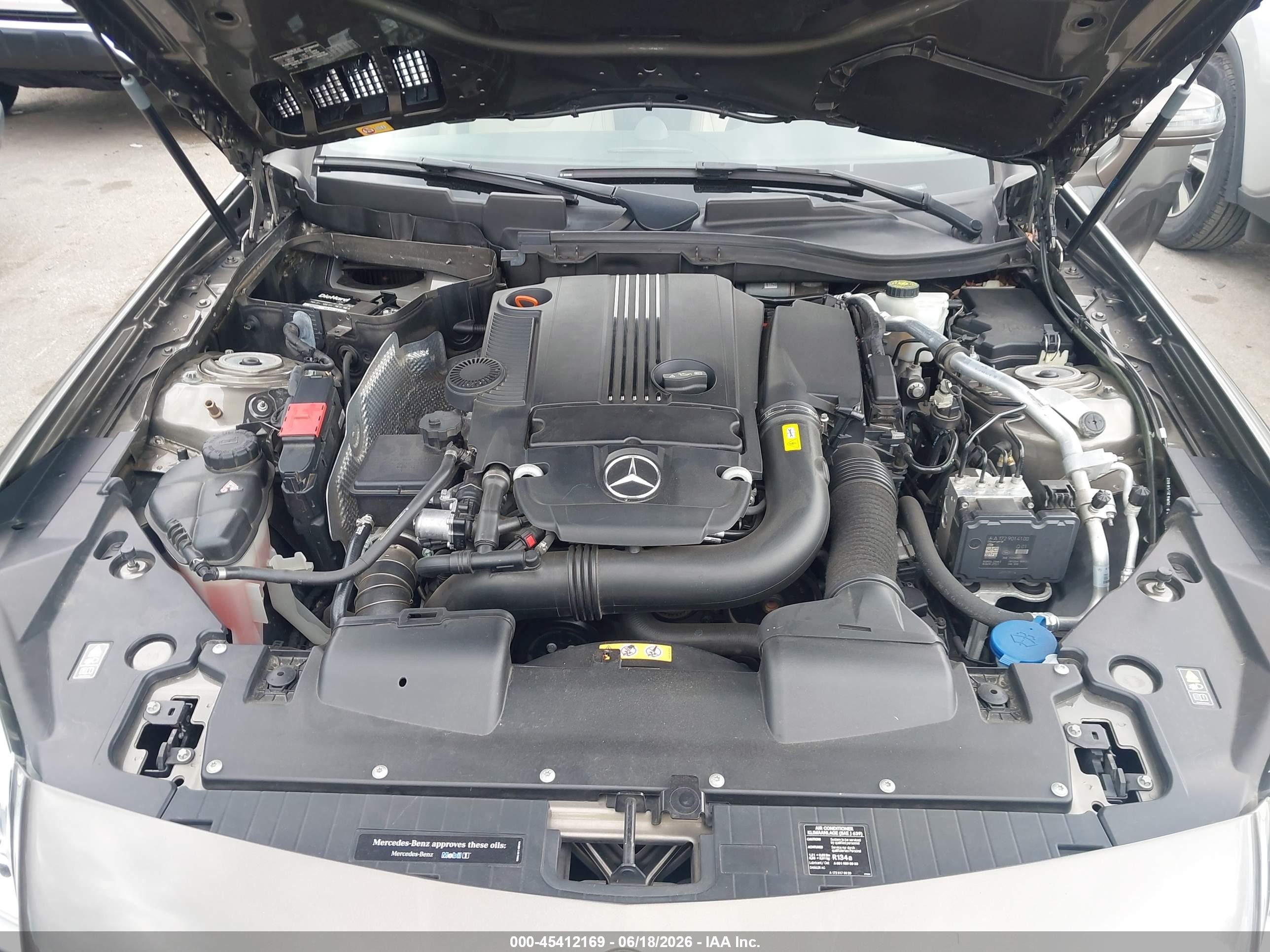 2015 Mercedes-benz Slk 250   Коричневый vin: WDDPK4HA6FF099612