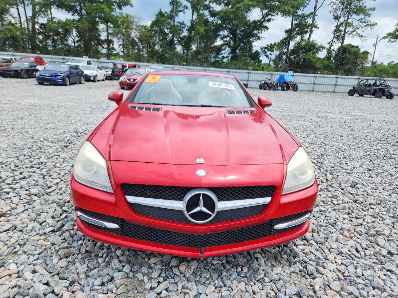 2015 Mercedes-benz Slk 250 Red vin: WDDPK4HA6FF104601