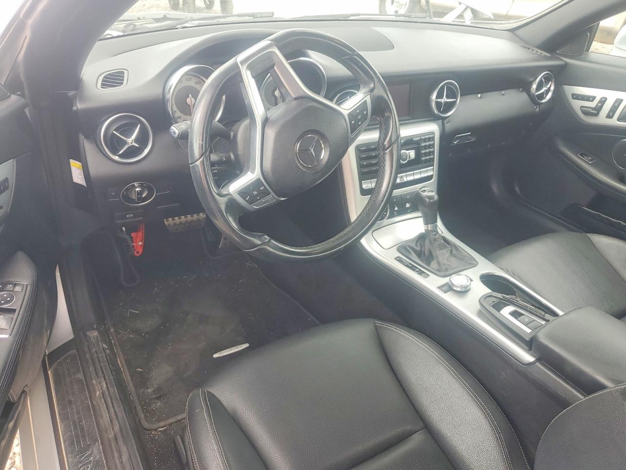 2013 Mercedes-benz Slk 250 Silver vin: WDDPK4HA7DF069175