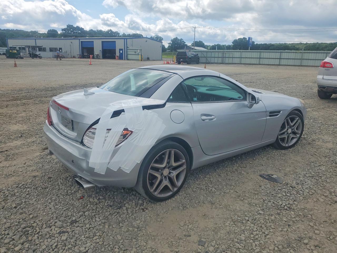 2013 Mercedes-benz Slk 250 Silver vin: WDDPK4HA7DF069175