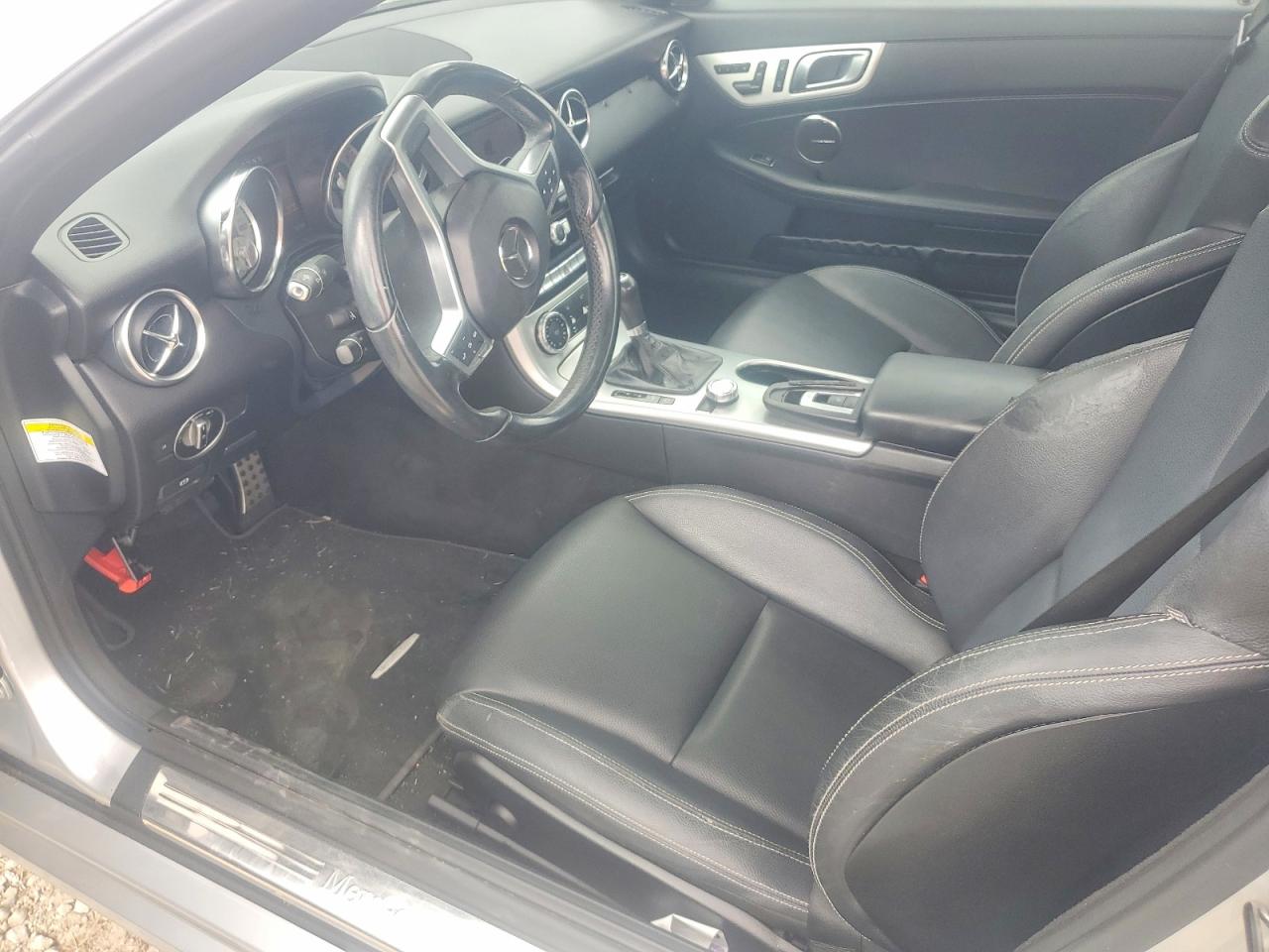 2013 Mercedes-benz Slk 250 Silver vin: WDDPK4HA7DF069175
