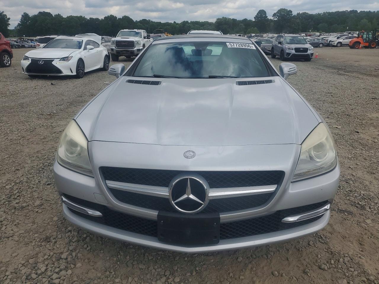 2013 Mercedes-benz Slk 250 Silver vin: WDDPK4HA7DF069175