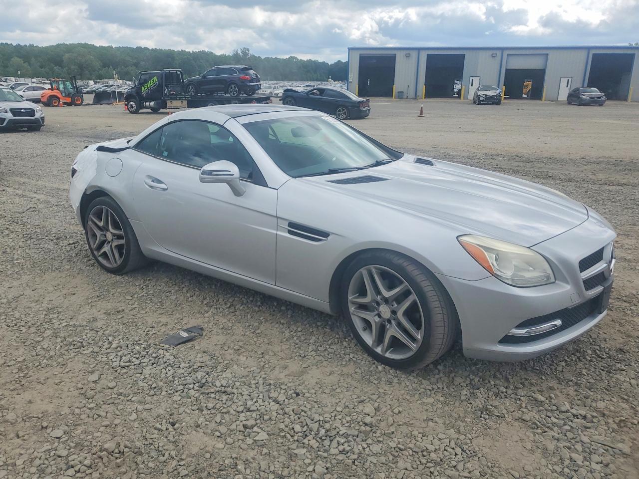 2013 Mercedes-benz Slk 250 Silver vin: WDDPK4HA7DF069175