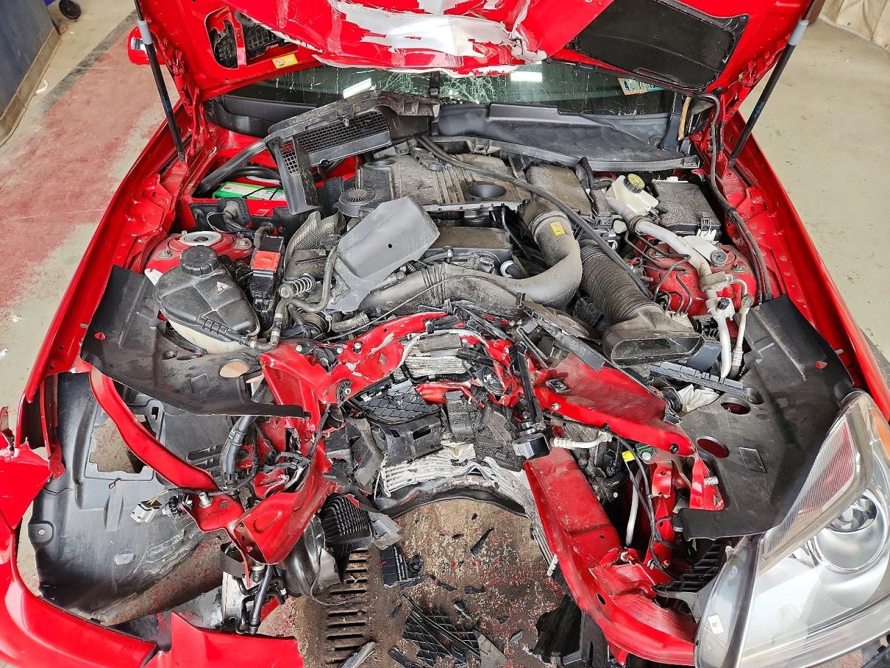 2015 Mercedes-benz Slk 250 Red vin: WDDPK4HA7FF109760