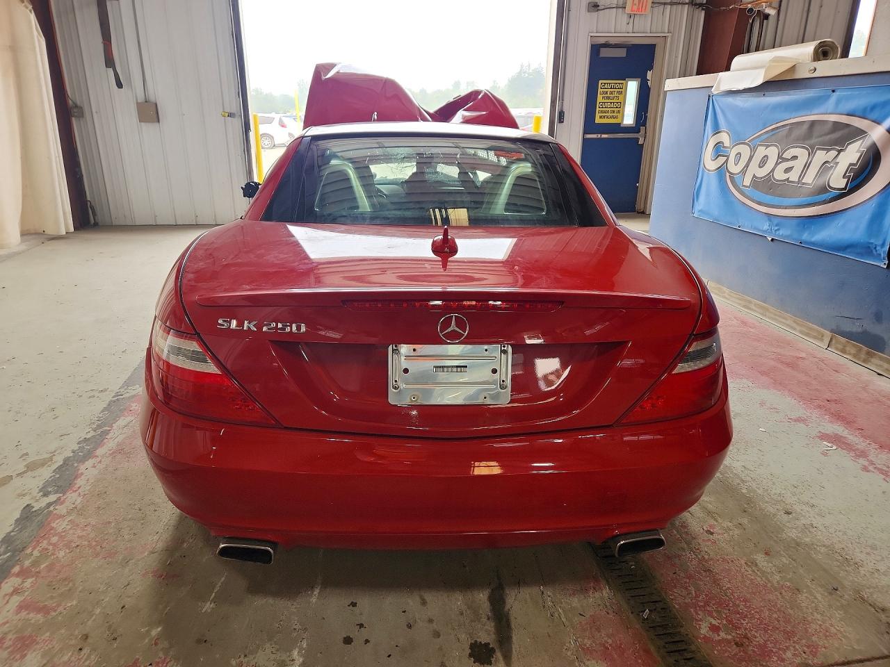 2015 Mercedes-benz Slk 250 Red vin: WDDPK4HA7FF109760