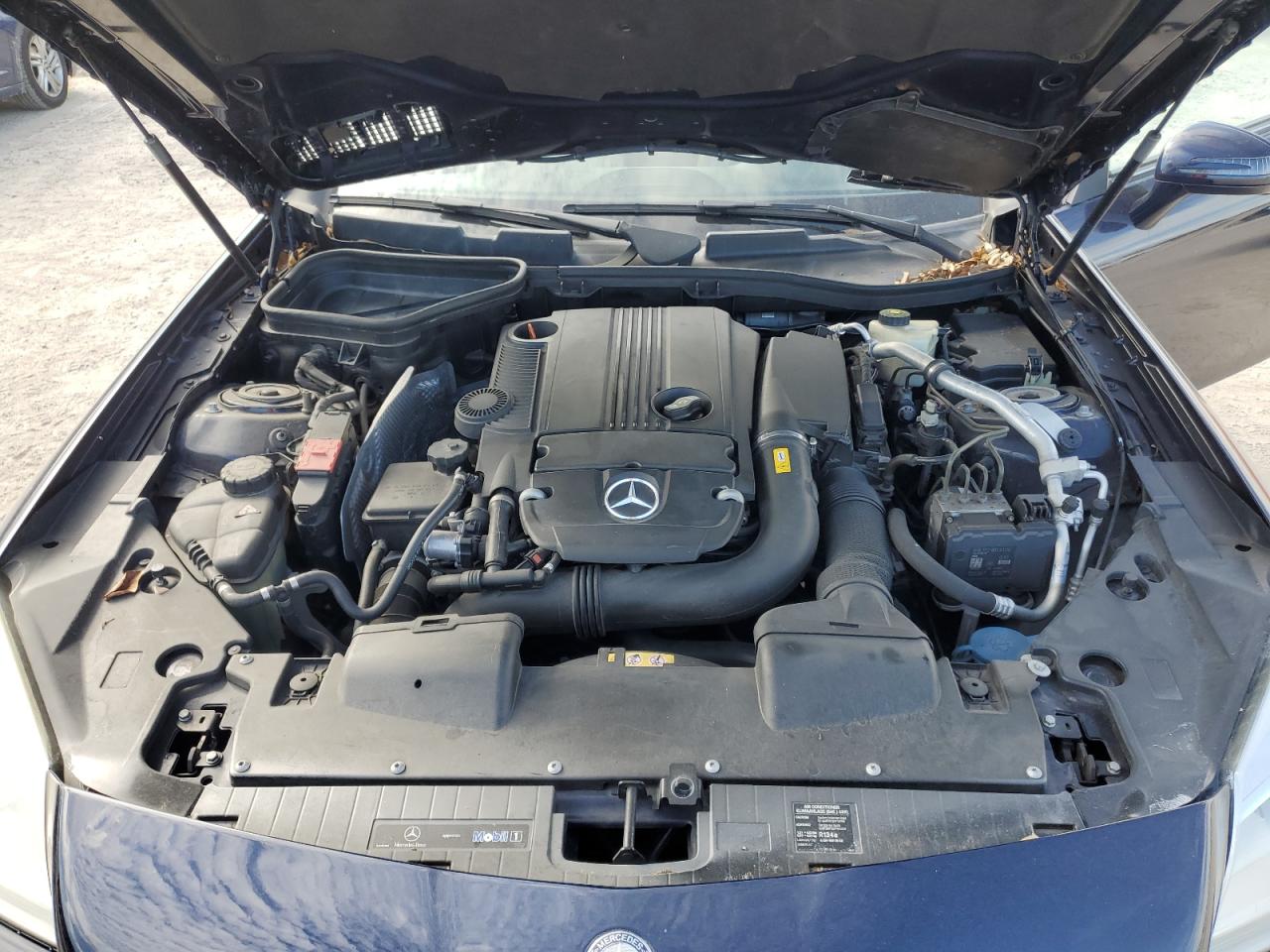 2012 Mercedes-benz Slk 250 Blue vin: WDDPK4HA8CF035406