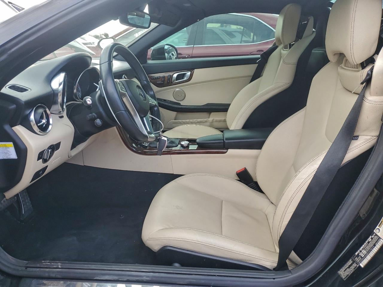 2014 Mercedes-benz Slk 250 Black vin: WDDPK4HA8EF079019