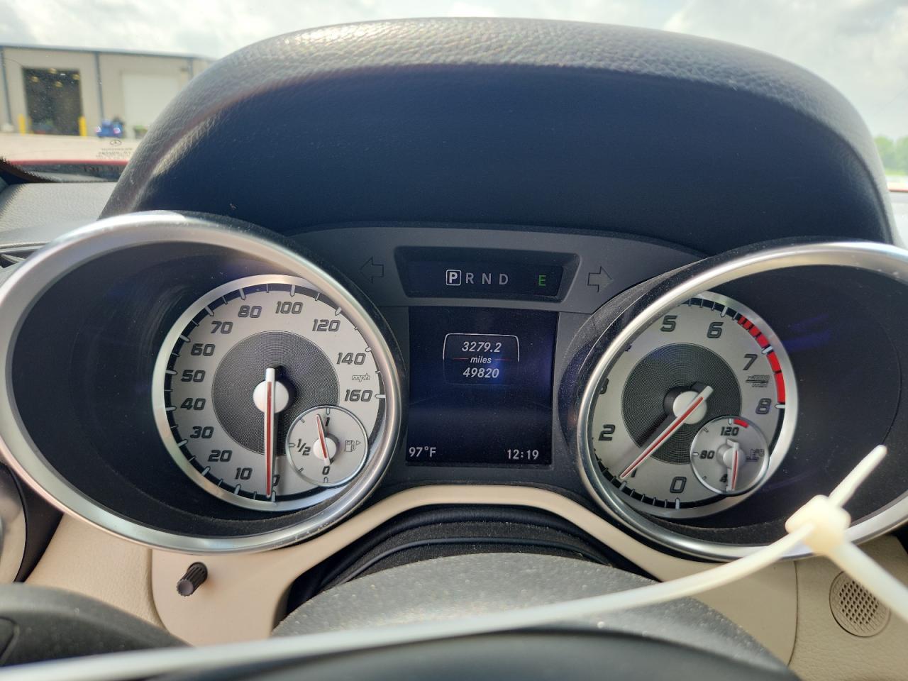 2014 Mercedes-benz Slk 250 Red vin: WDDPK4HA8EF085967