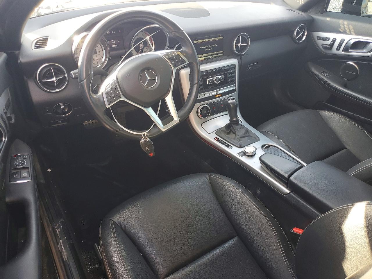 2014 Mercedes-benz Slk 250 Black vin: WDDPK4HA8EF089422