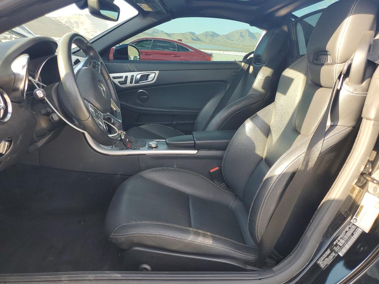 2014 Mercedes-benz Slk 250 Black vin: WDDPK4HA8EF089422