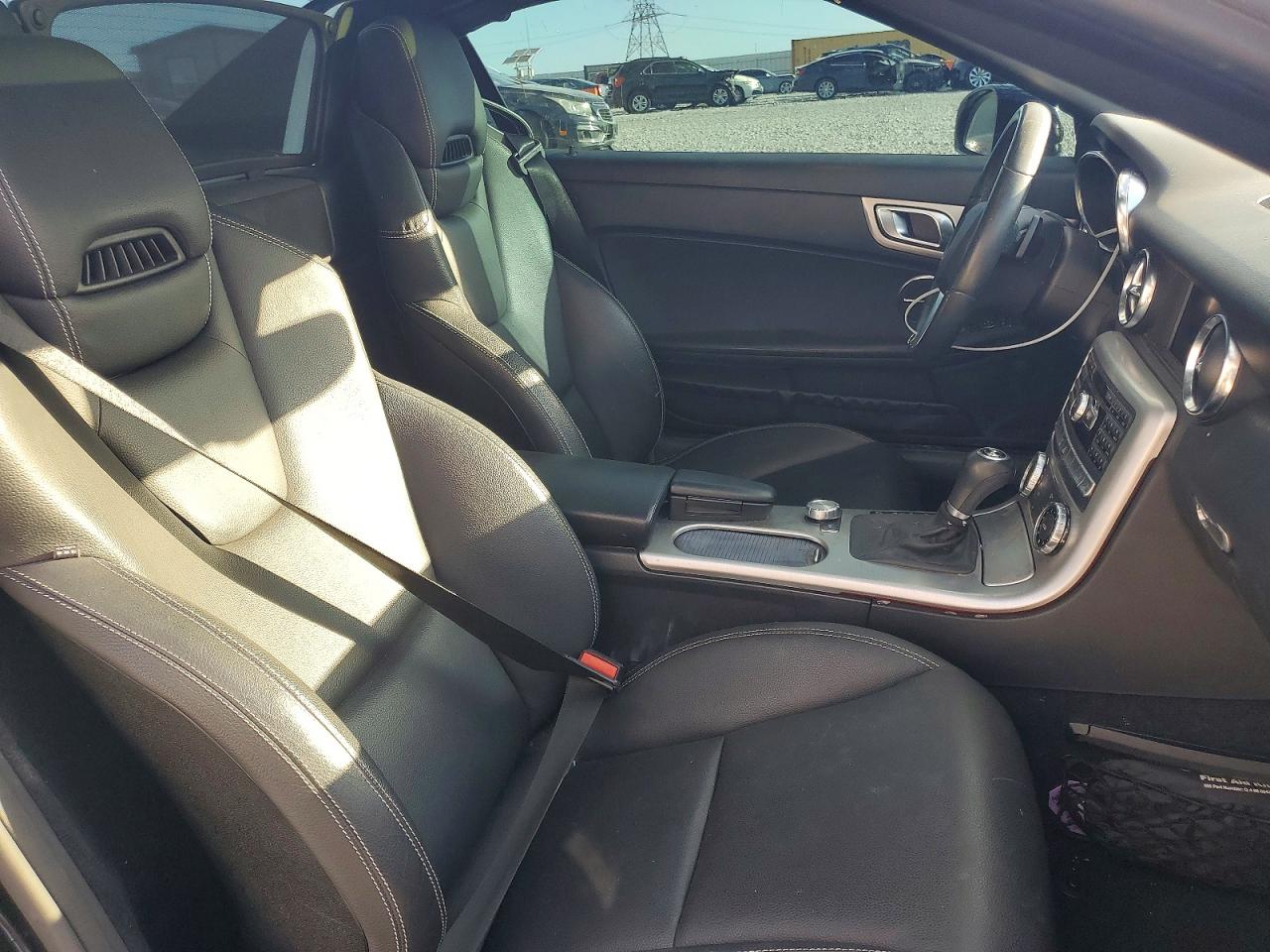2014 Mercedes-benz Slk 250 Black vin: WDDPK4HA8EF089422