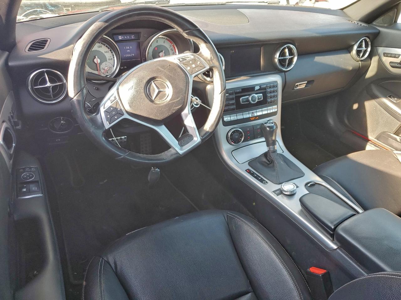 2012 Mercedes-benz Slk 250 Red vin: WDDPK4HA9CF046091