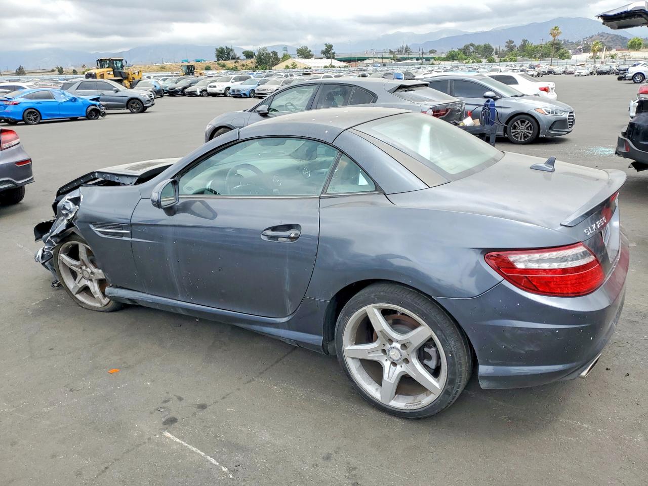 2014 Mercedes-benz Slk 250 Серый vin: WDDPK4HA9EF085234