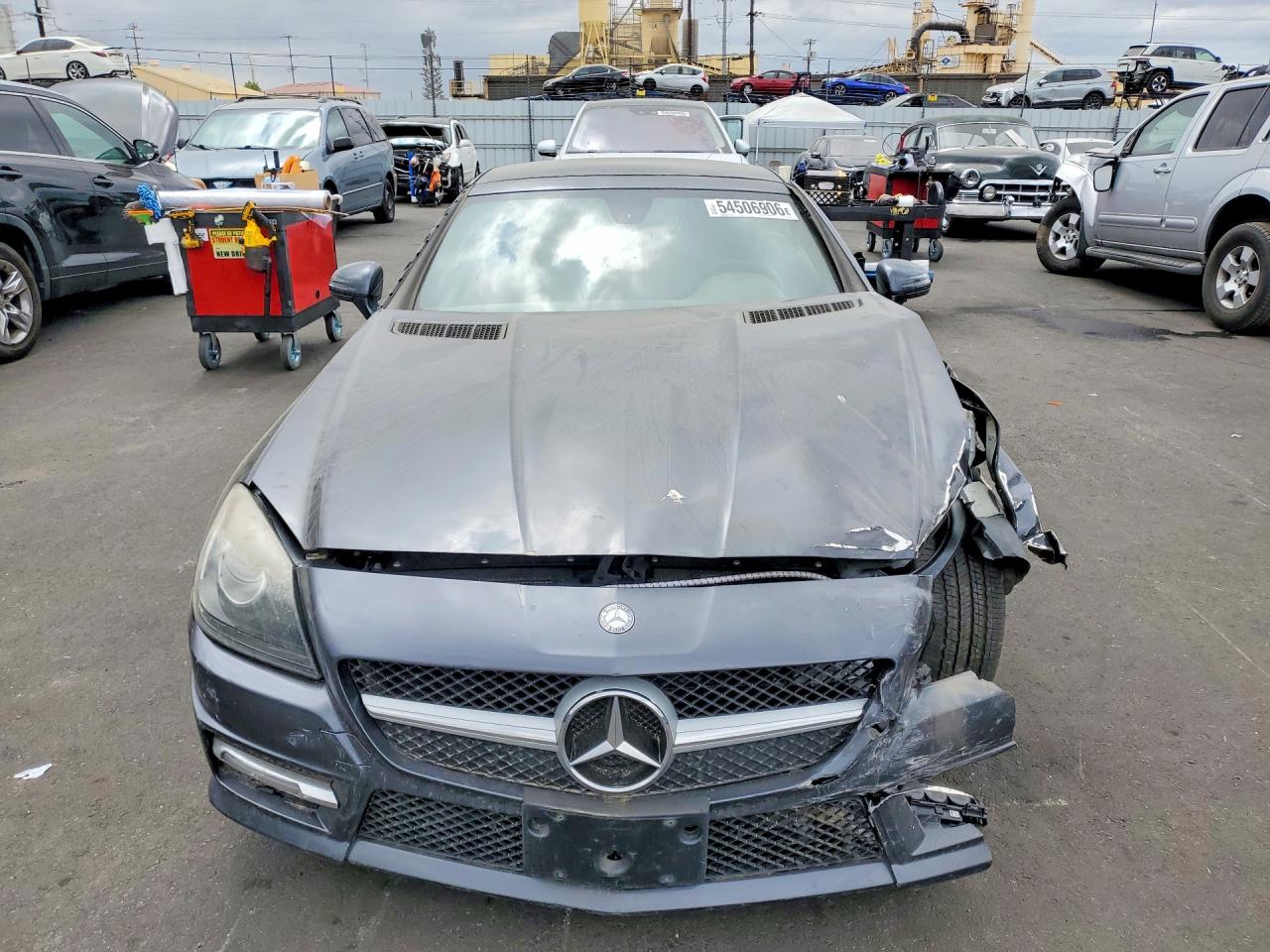 2014 Mercedes-benz Slk 250 Серый vin: WDDPK4HA9EF085234