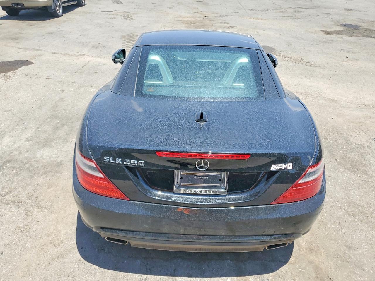 2014 Mercedes-benz Slk 250 Black vin: WDDPK4HA9EF090790