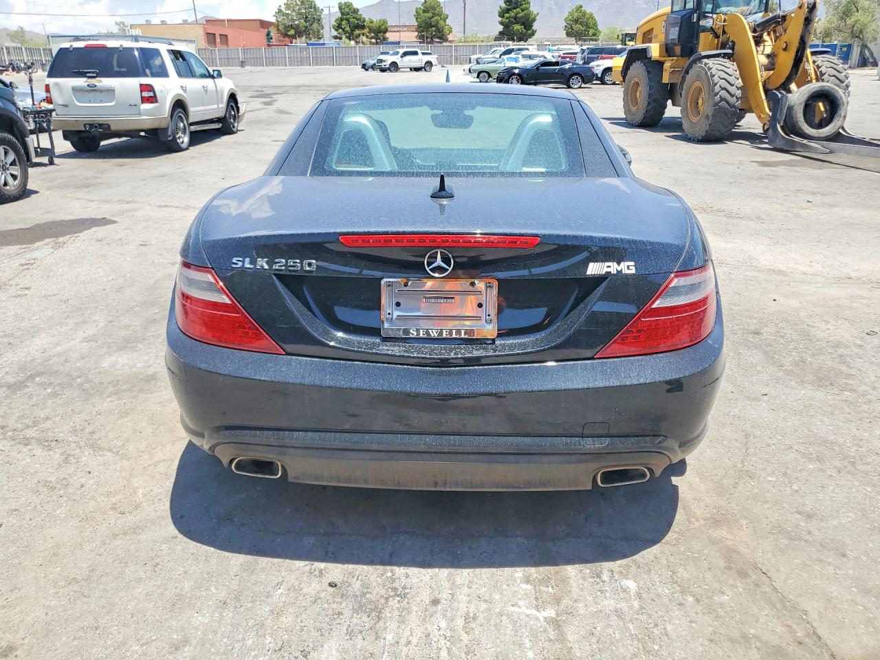 2014 Mercedes-benz Slk 250 Black vin: WDDPK4HA9EF090790