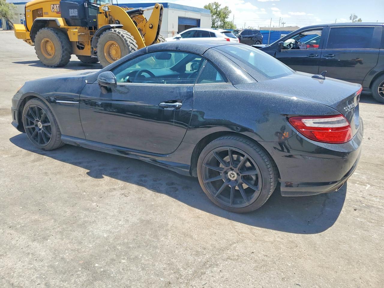 2014 Mercedes-benz Slk 250 Black vin: WDDPK4HA9EF090790