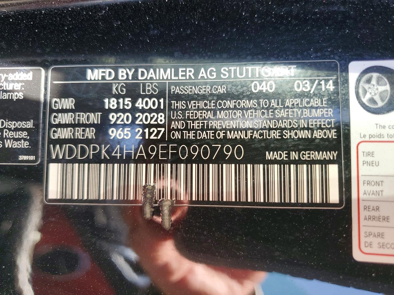 2014 Mercedes-benz Slk 250 Black vin: WDDPK4HA9EF090790