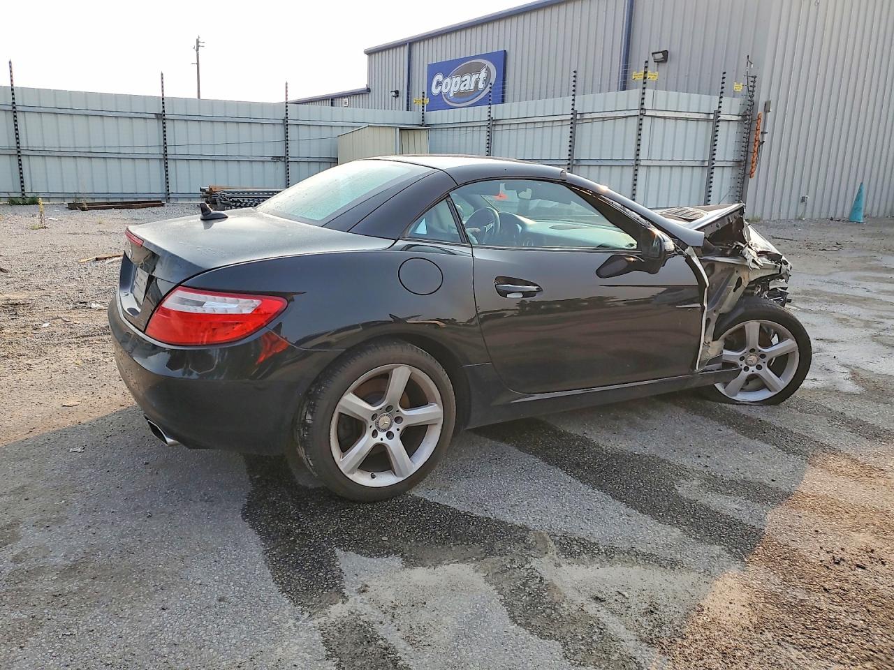 2015 Mercedes-benz Slk 250 Black vin: WDDPK4HA9FF098762