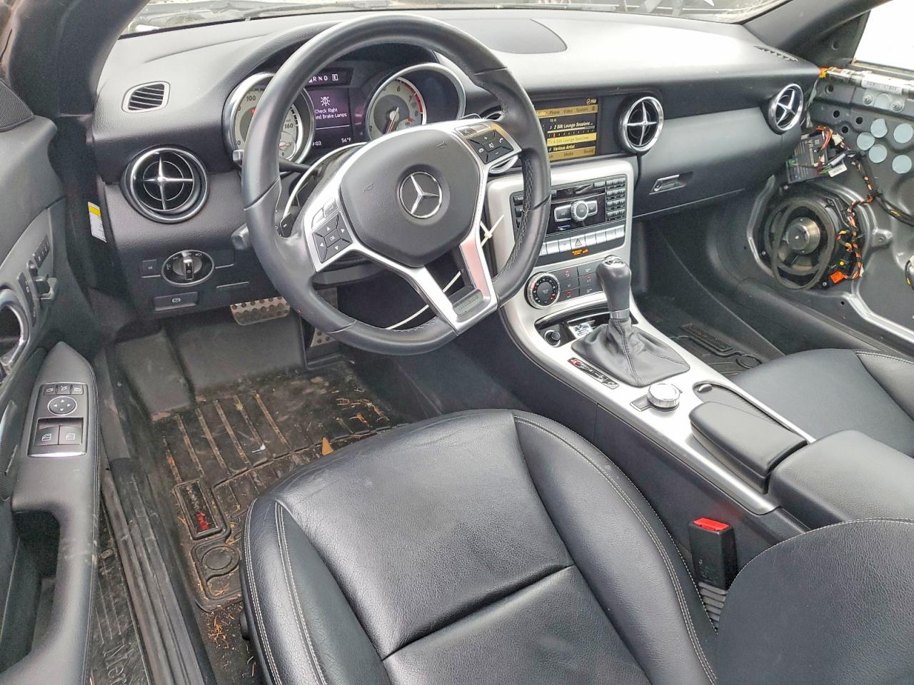 2012 Mercedes-benz Slk 250 Silver vin: WDDPK4HAXCF036248