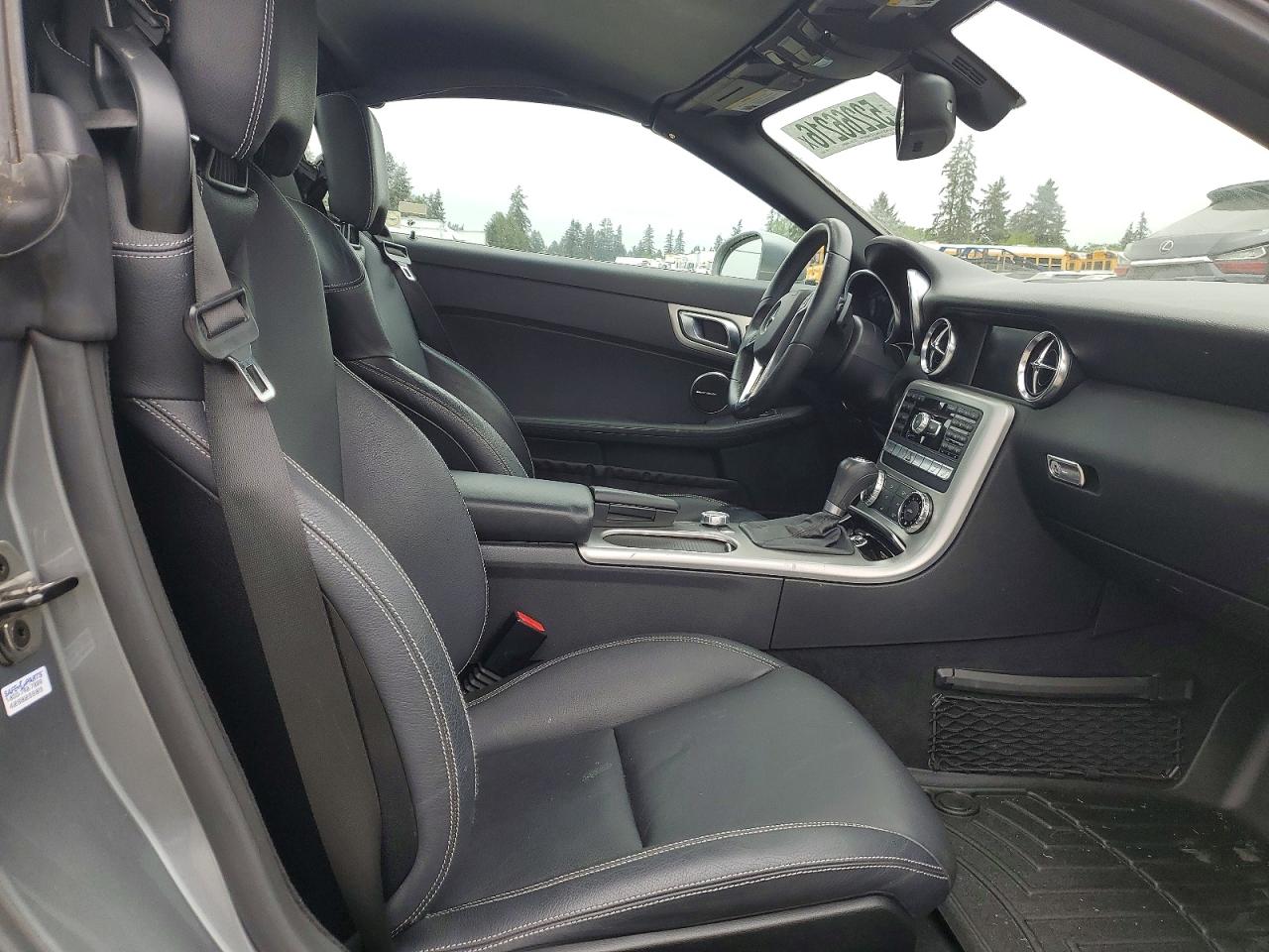 2012 Mercedes-benz Slk 250 Silver vin: WDDPK4HAXCF036248