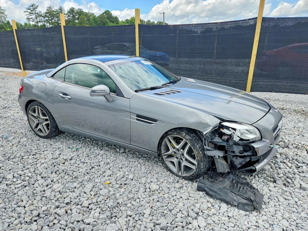 2012 Mercedes-benz Slk 250 Серебряный vin: WDDPK4HAXCF041661