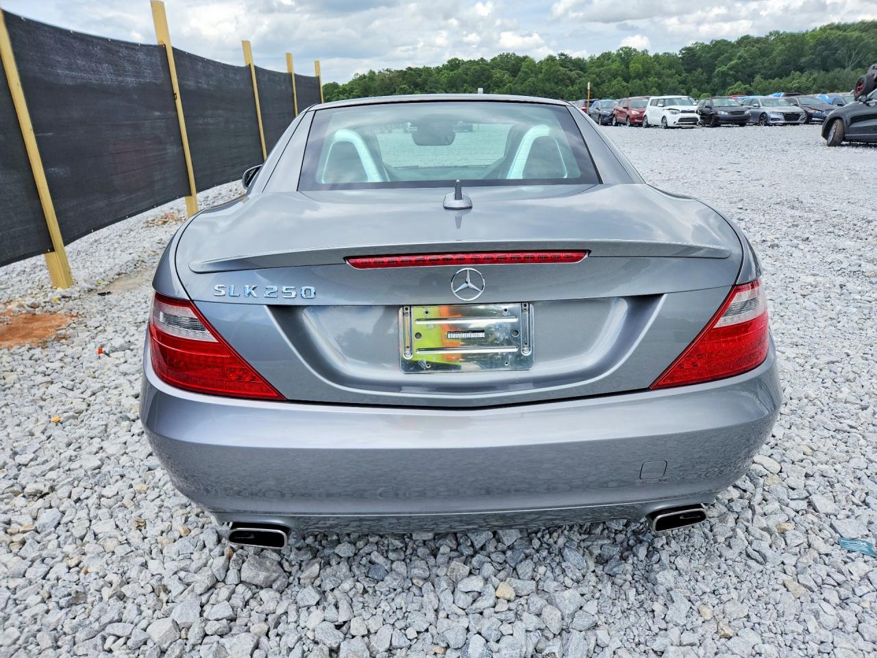 2012 Mercedes-benz Slk 250 Серебряный vin: WDDPK4HAXCF041661