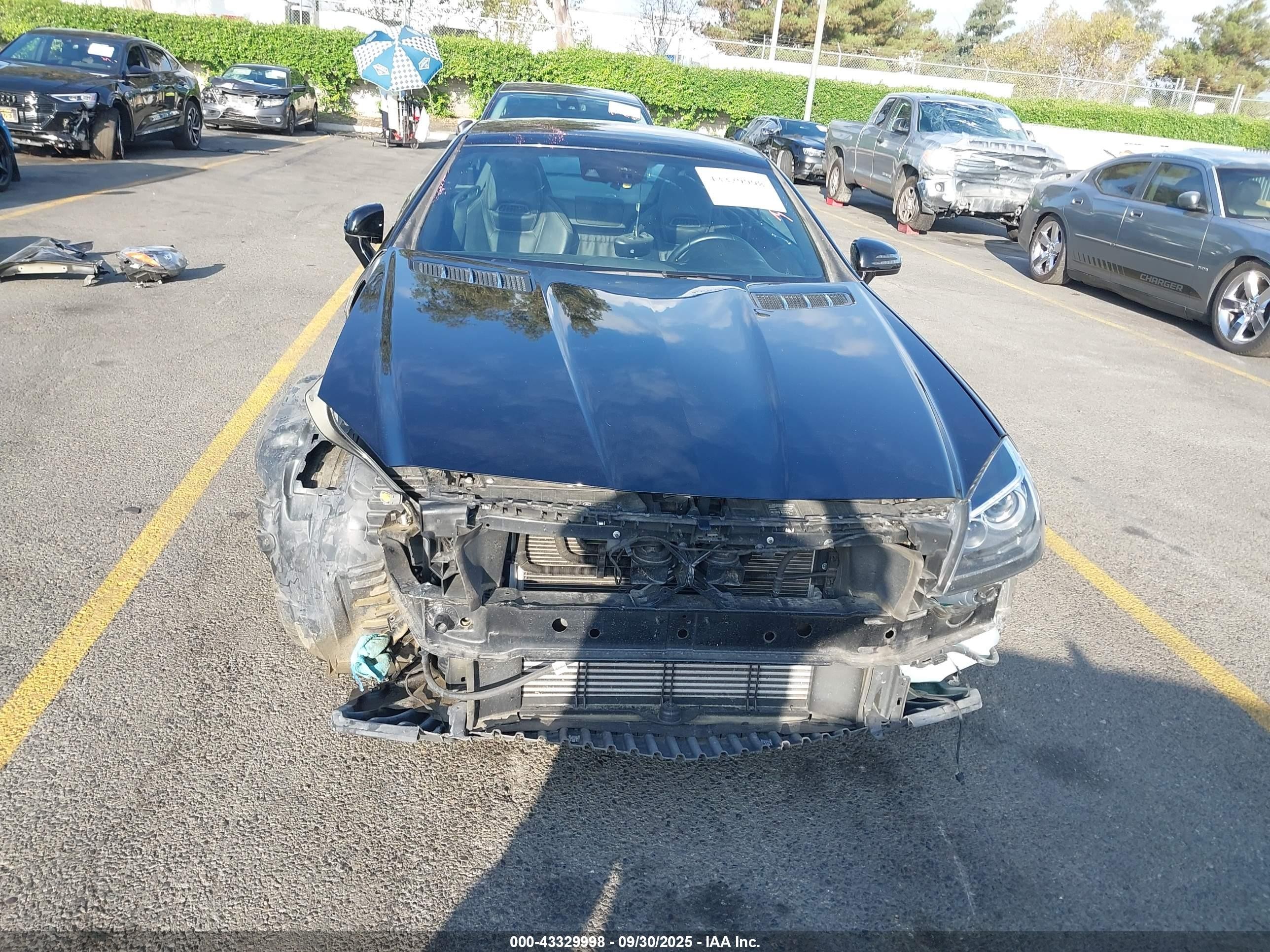 2013 Mercedes-benz Slk 250   Black vin: WDDPK4HAXDF054119