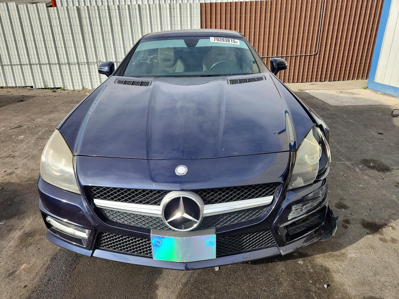 2014 Mercedes-benz Slk 250 Blue vin: WDDPK4HAXEF079328