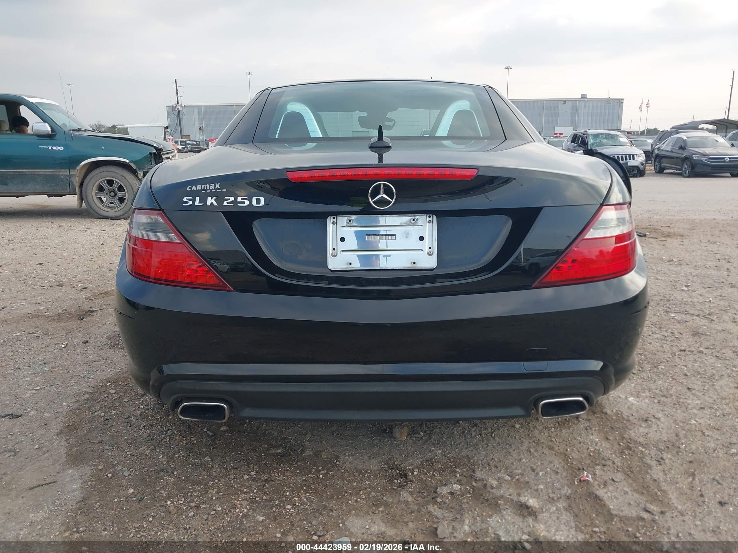 2014 Mercedes-benz Slk 250   Черный vin: WDDPK4HAXEF080172