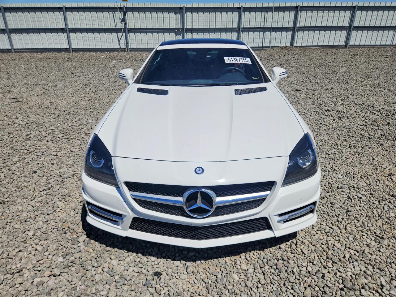 2014 Mercedes-benz Slk 250 White vin: WDDPK4HAXEF086165
