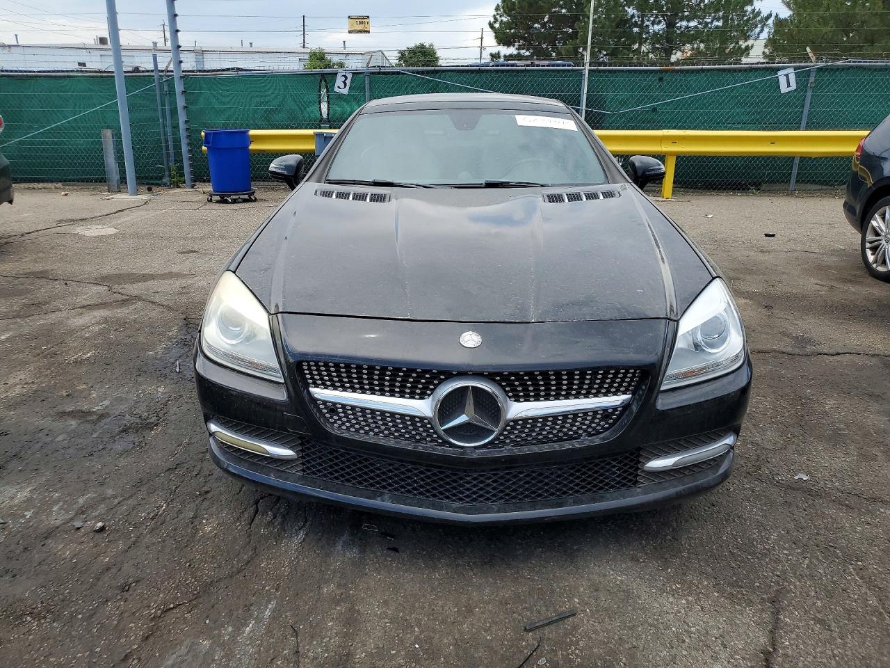 2014 Mercedes-benz Slk 250 Black vin: WDDPK4HAXEF087591