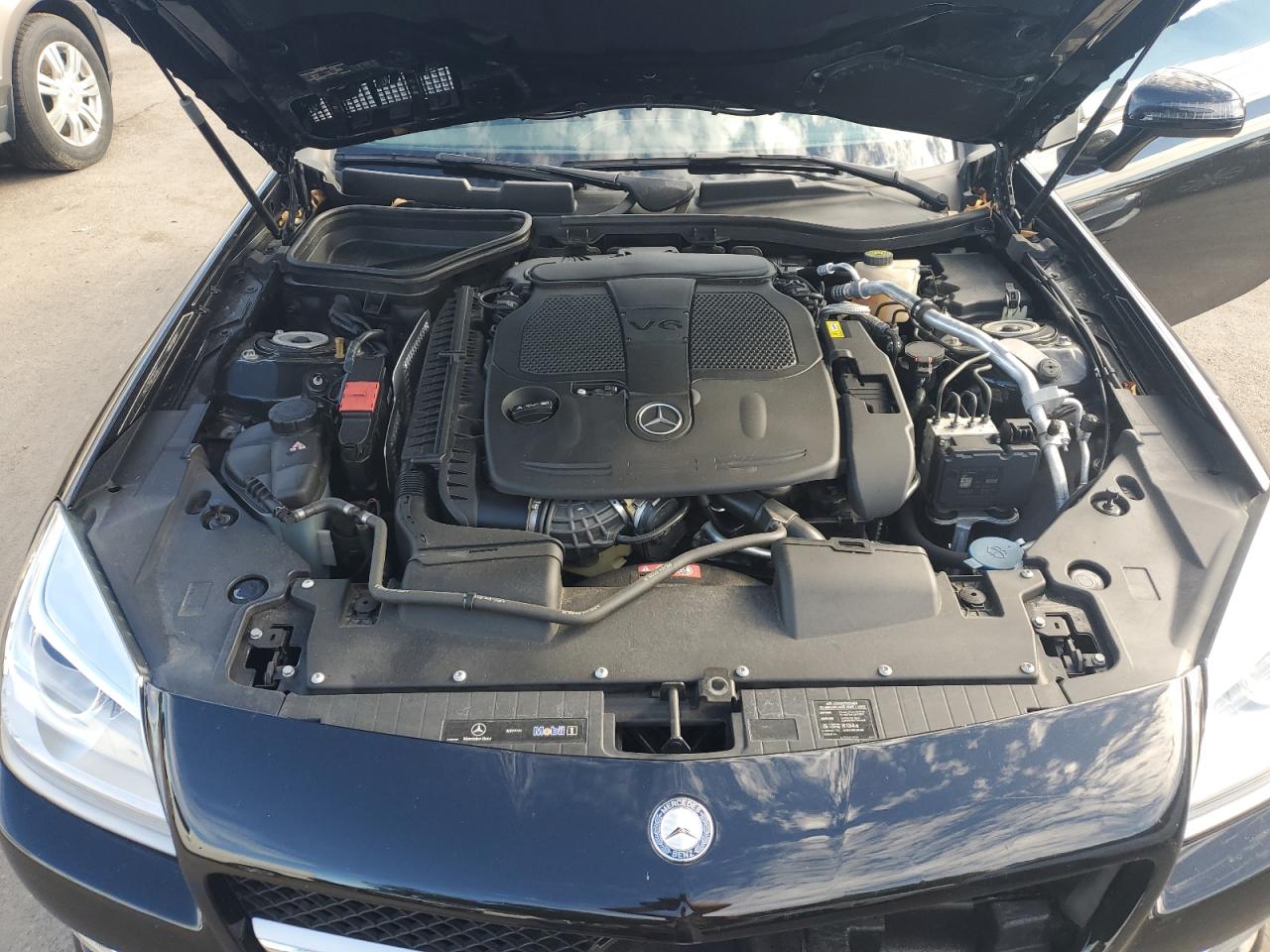 2012 Mercedes-benz Slk 350 Black vin: WDDPK5HA0CF014877
