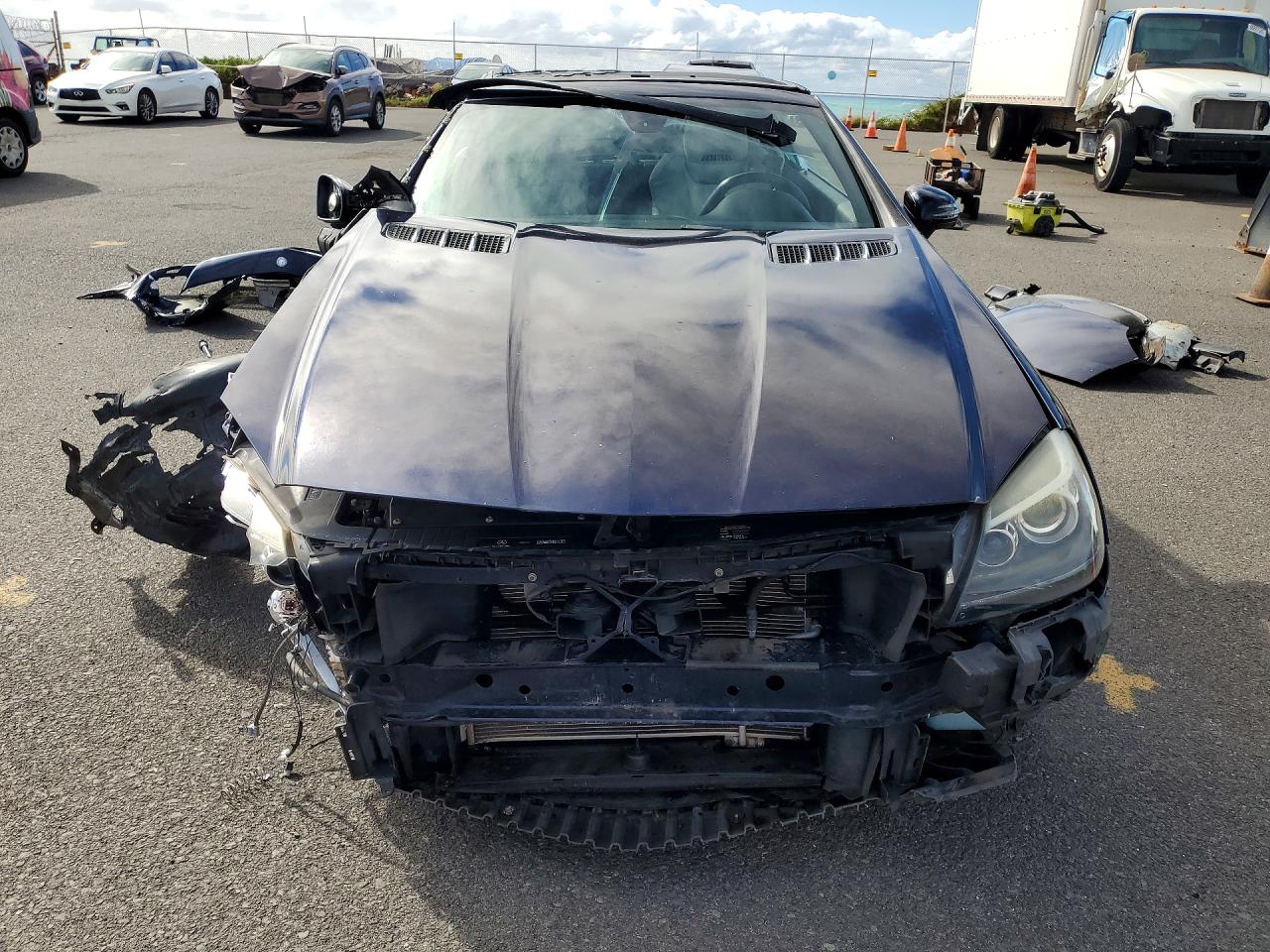 2012 Mercedes-benz Slk 350 Blue vin: WDDPK5HA0CF033770
