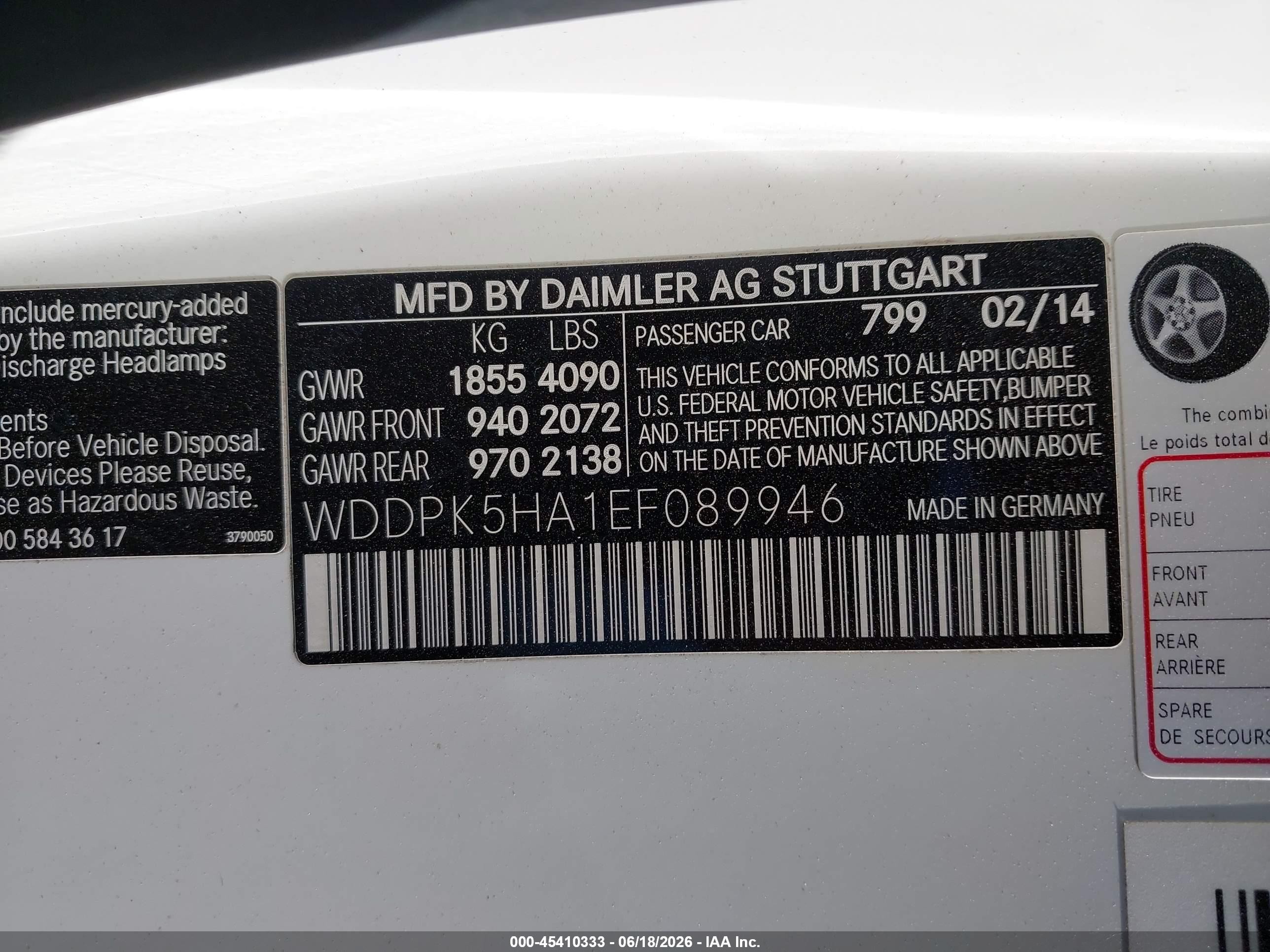 2014 Mercedes-benz Slk 350   White vin: WDDPK5HA1EF089946