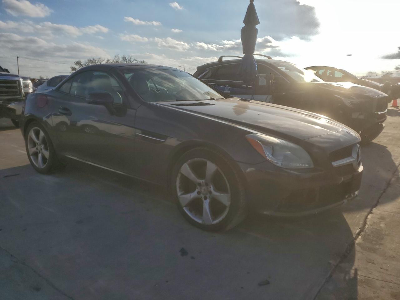 2012 Mercedes-benz Slk 350 Серый vin: WDDPK5HA2CF010247