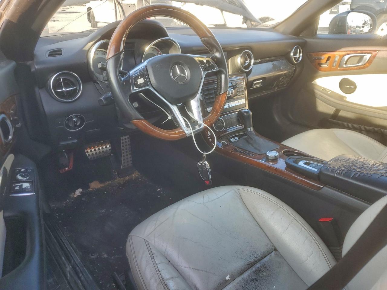 2012 Mercedes-benz Slk 350 Серый vin: WDDPK5HA2CF010247