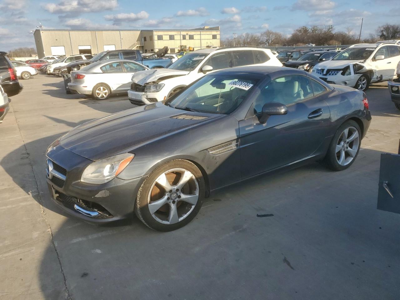 2012 Mercedes-benz Slk 350 Серый vin: WDDPK5HA2CF010247